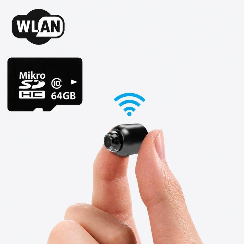 Ultrakompakt Wi-Fi overvåkningskamera med nattsyn | Luvikno