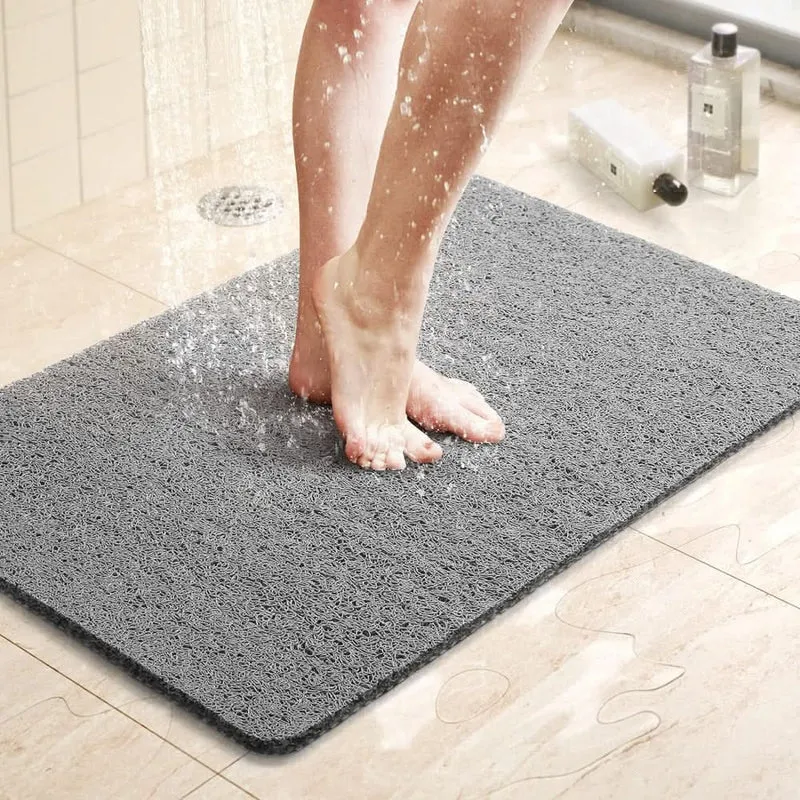 AQUALUXE AntiskliDusjmatte med Drenering | Luvikno