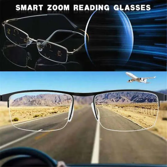 Progressive multifocal lesebriller med blålysfilter | Luvikno