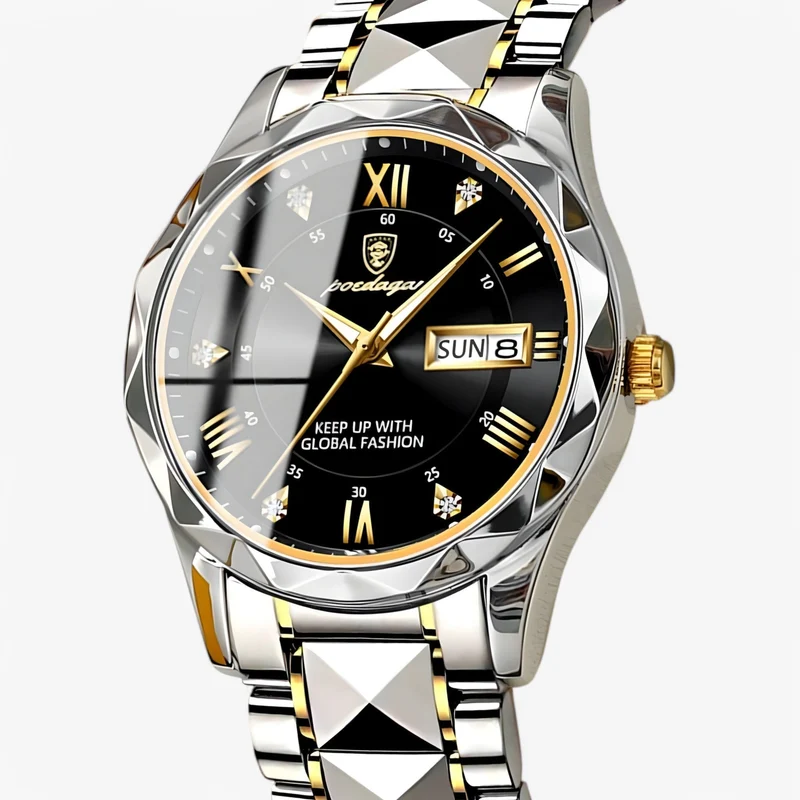 Herre Automatisk Klokke Klassisk Lærreim 40mm | Luvikno