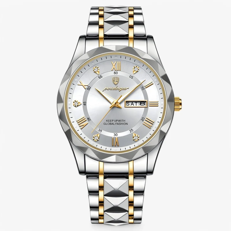 Herre Automatisk Klokke Klassisk Lærreim 40mm | Luvikno
