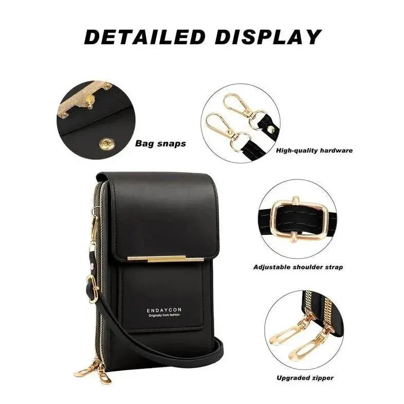 ChicSling Crossbody Bag med Touchscreen Vindu | Luvikno