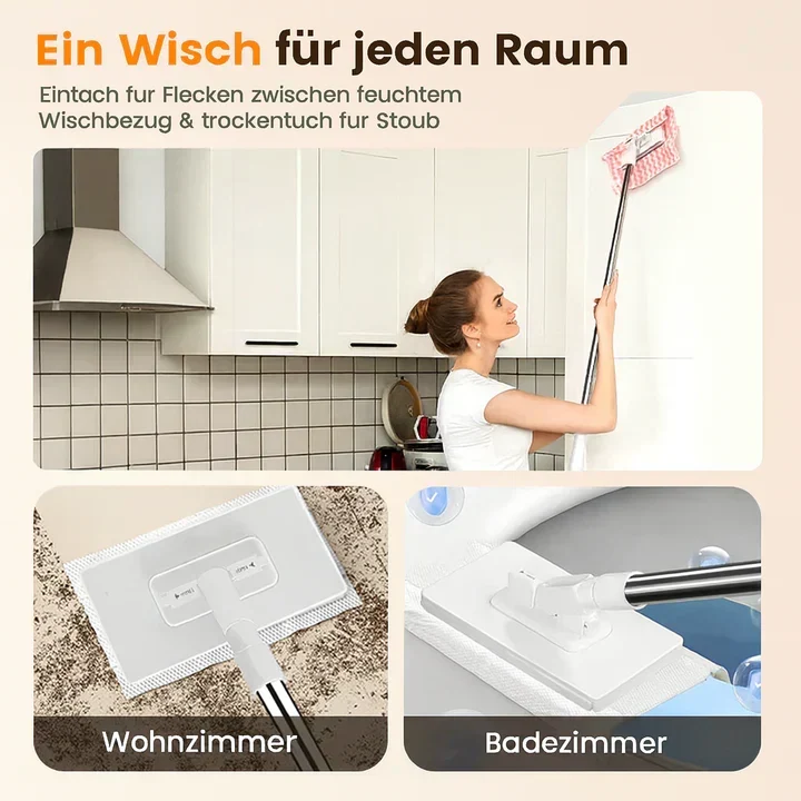 ReachClean Klutholder Mopp Utvidbar Hygienisk | Luvikno
