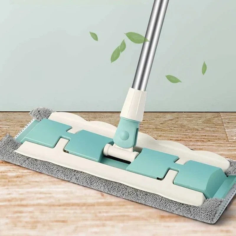 FlexiClean Gulvmopp med teleskopisk håndtak og mikrofiber | Luvikno