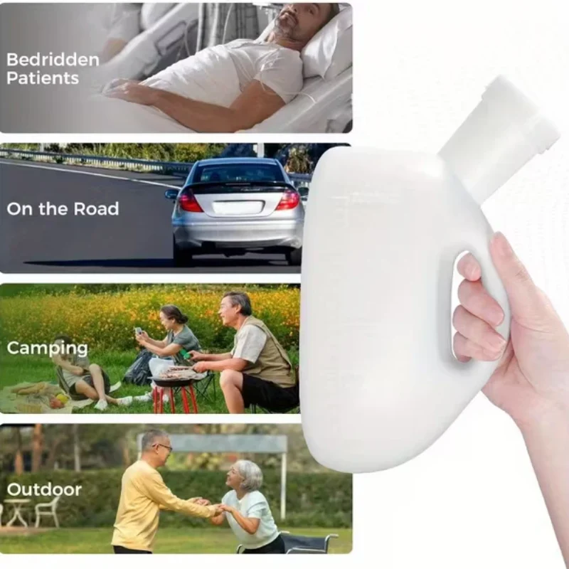 Bærbar urinflaske – Gjenbrukbar 2000ml | Luvikno
