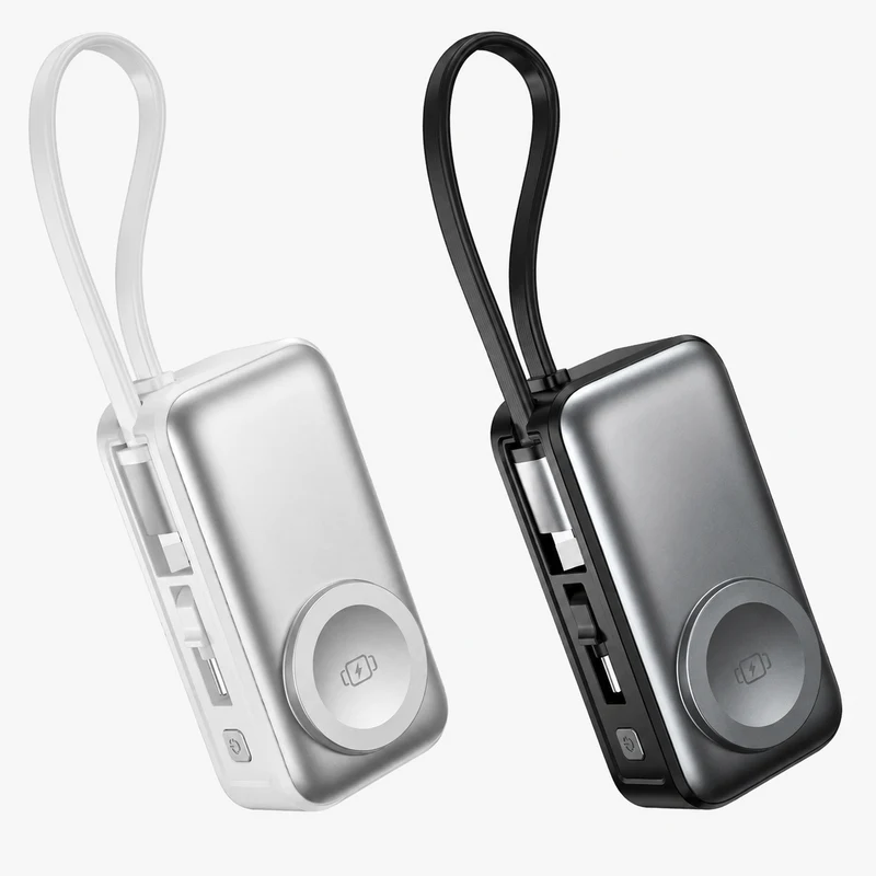 Magnetisk 3-i-1 Powerbank med trådløs lading | Luvikno