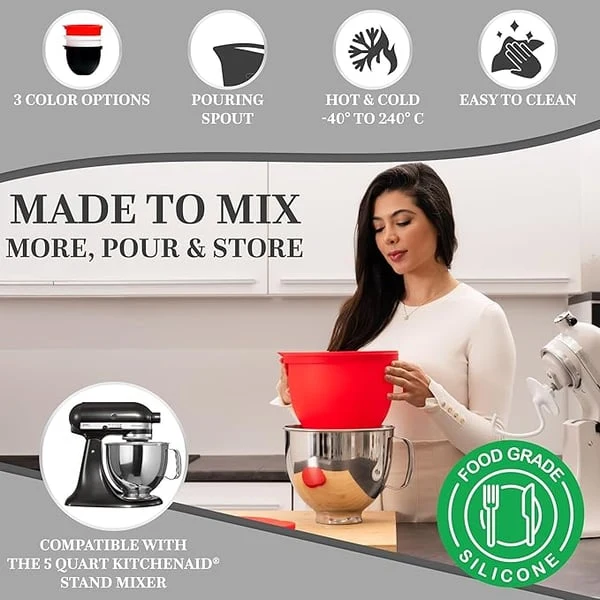 FlexiMix Silikonforing for KitchenAid Tilt-Head Mikser | Luvikno