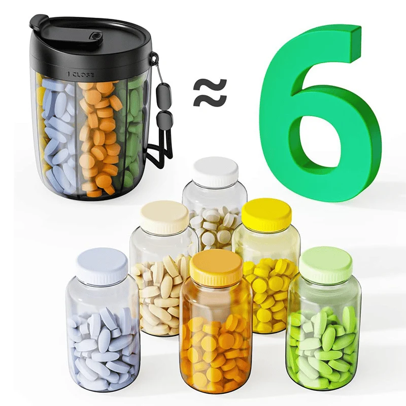 Lagringsboks med 6 rom – DailyCase | Luvikno