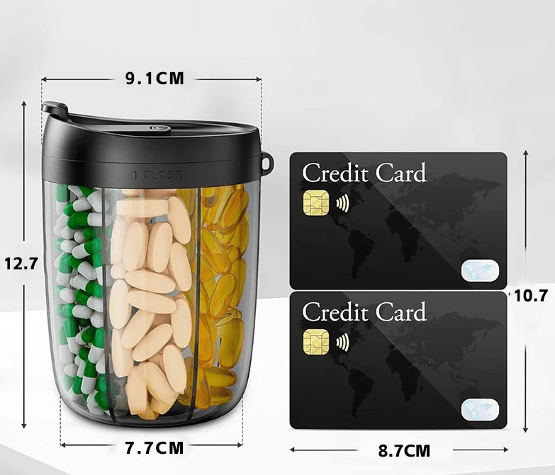 Lagringsboks med 6 rom – DailyCase | Luvikno