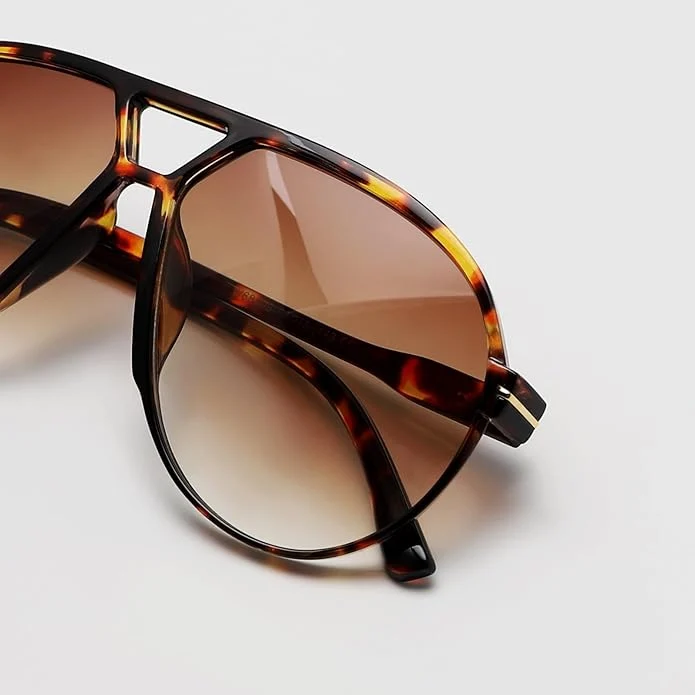 Aviator Oversize Solbriller Retro UV400 | Luvikno