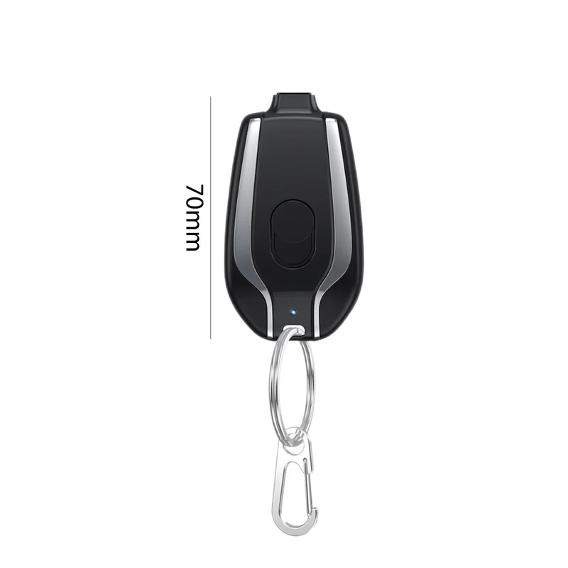 Power bank nøkkelring 1500 mAh vanntett | Luvikno