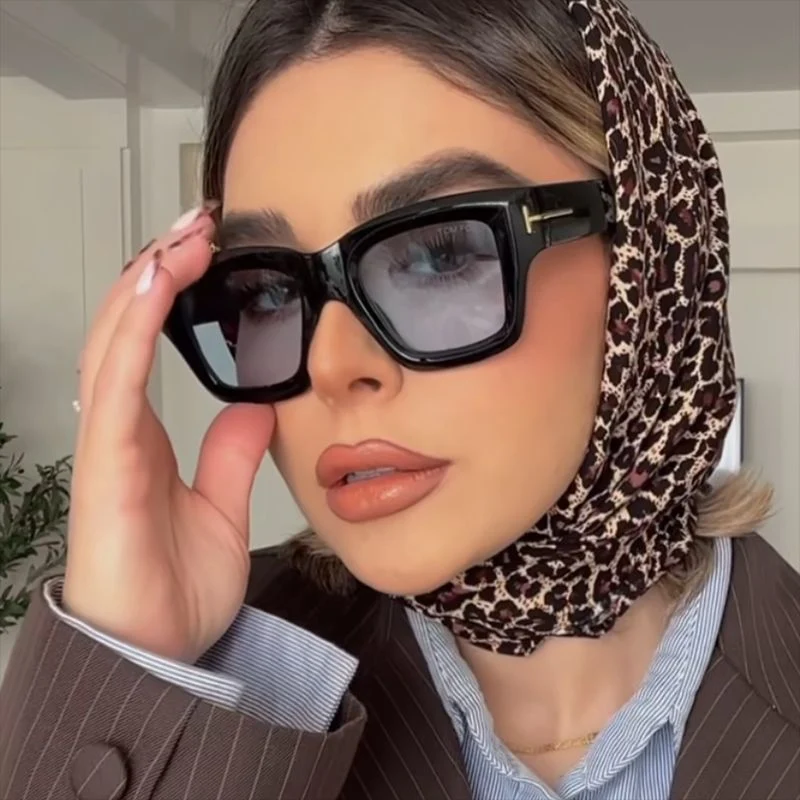 Dame trendy oversized solbriller Luvikno