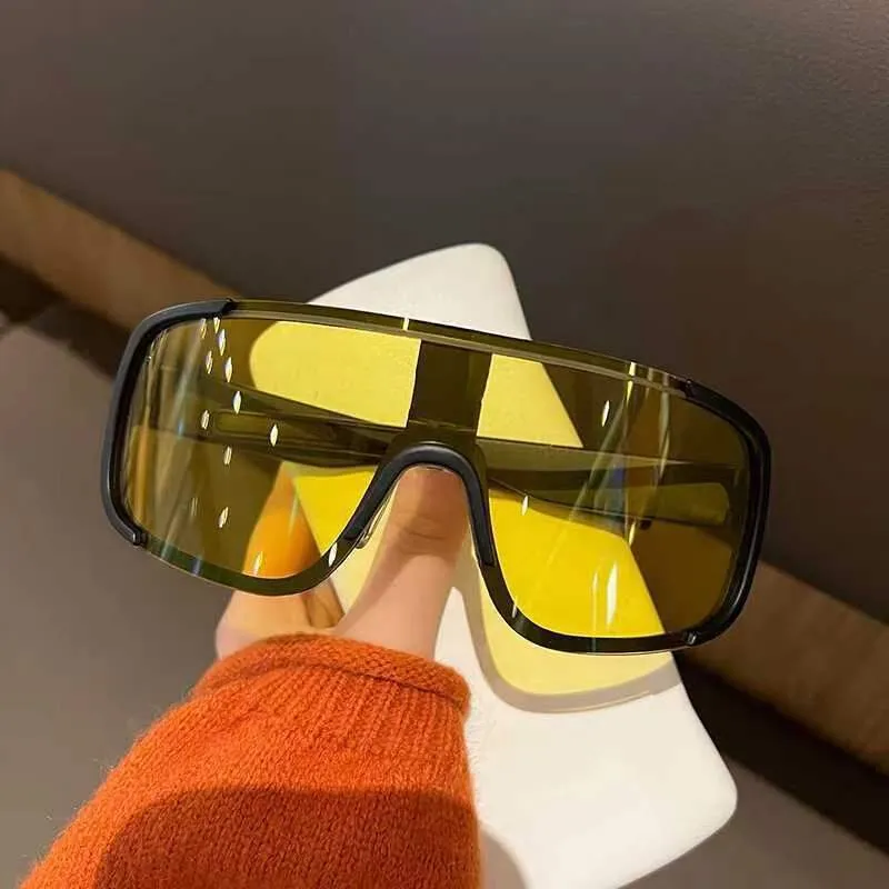 Dame sporty visir-lignende solbriller Luvikno