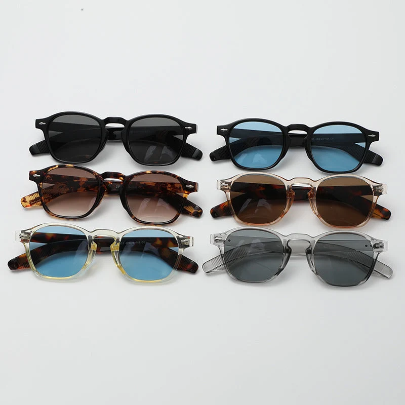 Dame rebellisk retro-inspirert solbrille Luvikno