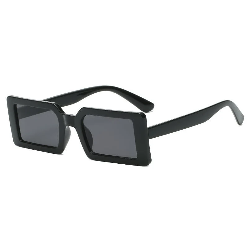 Dame moteriktig transparent hjørne solbrille Luvikno