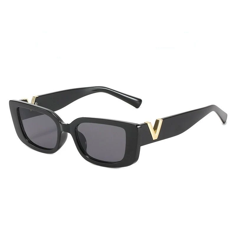 Dame moterik solbrille med markant trykk Luvikno