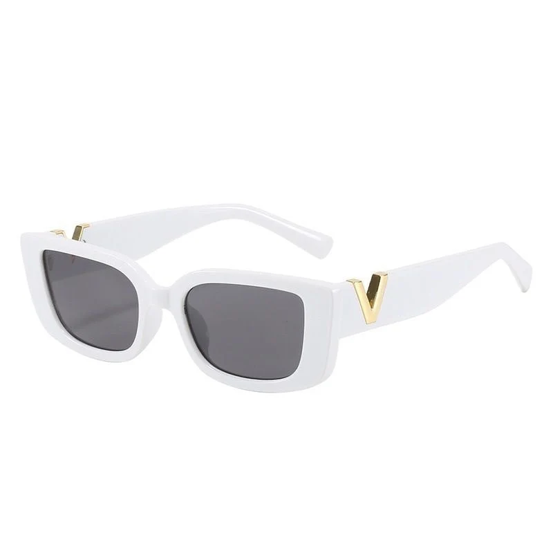 Dame moterik solbrille med markant trykk Luvikno