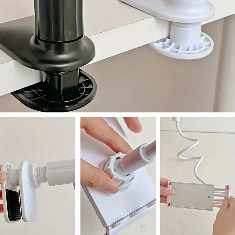 Tablet & Handy Halter mit langem Arm – 360° drehbar, für Bett, Schreibtisch & Kopfteil
