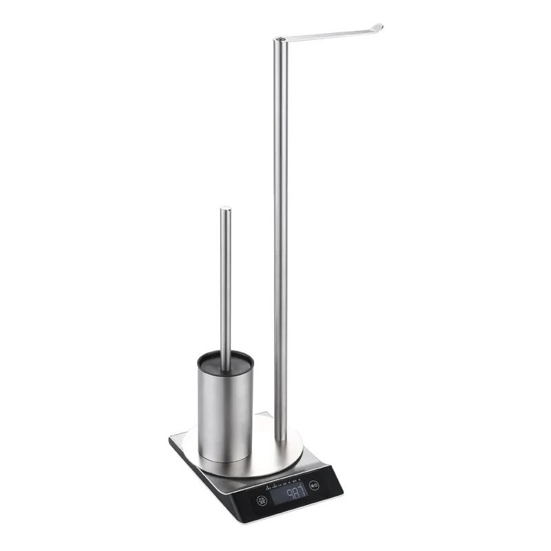 SteelPure DuoStand WC-Bürsten & Toilettenpapierhalter Set aus Edelstahl
