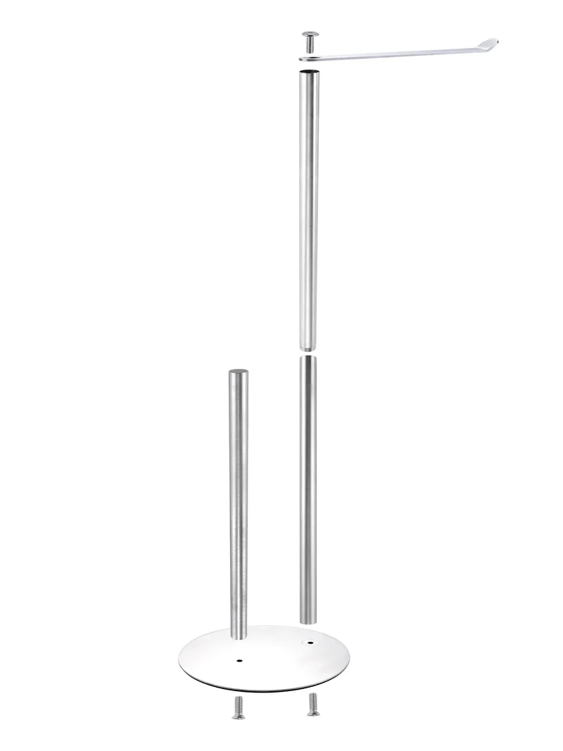 SteelPure DuoStand WC-Bürsten & Toilettenpapierhalter Set aus Edelstahl