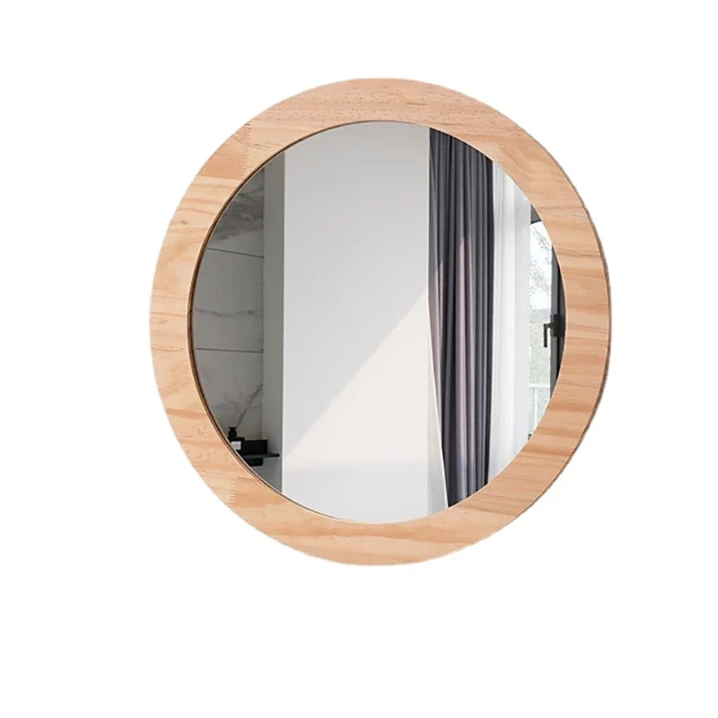 NordicFrame Glas Wandspiegel mit Holzrahmen