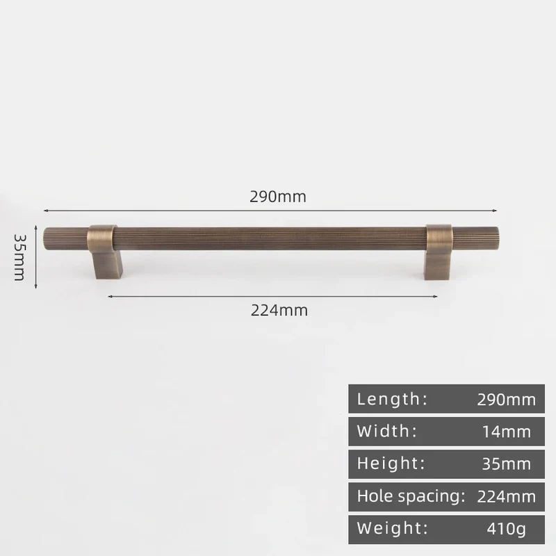 Lumarex LineaGold Möbelgriff 96 mm