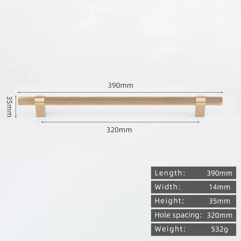 Lumarex LineaGold Möbelgriff 96 mm