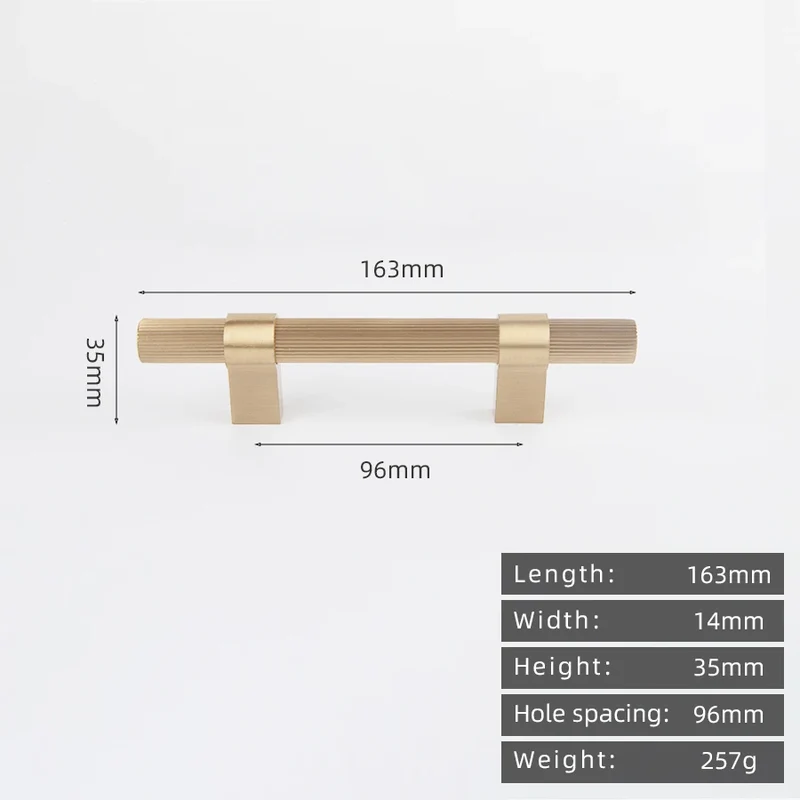 Lumarex LineaGold Möbelgriff 96 mm