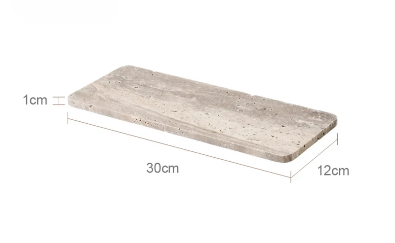 WabiSabiStone Natur-Silberasche Badezimmer-Accessoires – Luxus Cave Stone Set