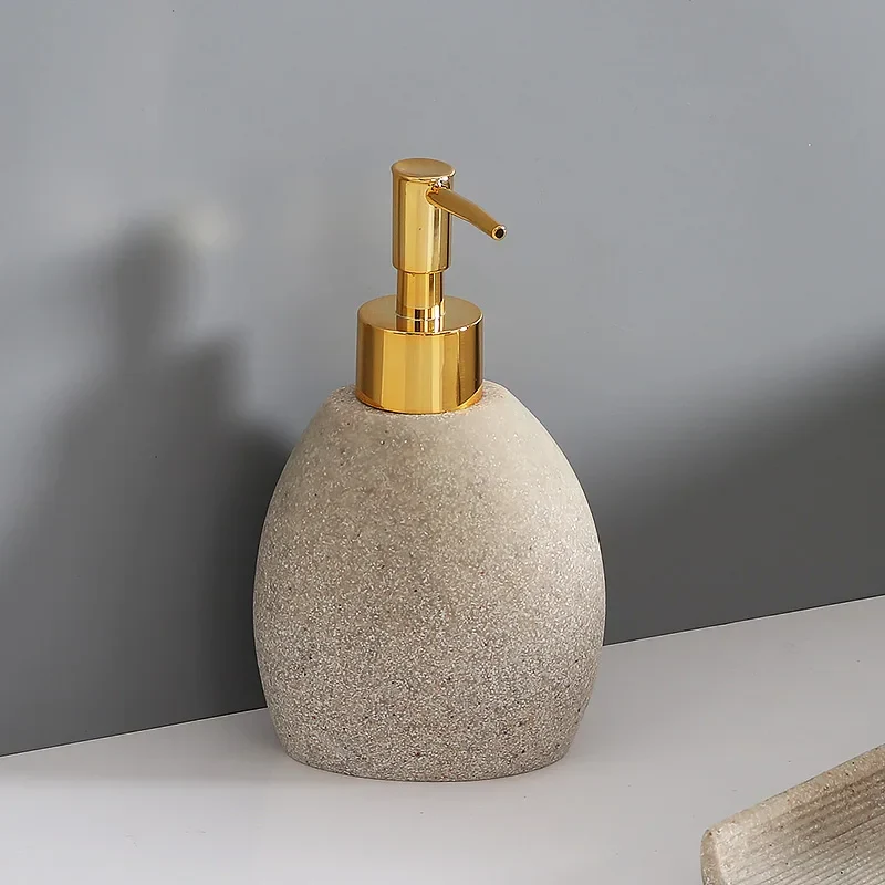 NordicResin Luxus Badezimmer Set – Lotionflasche, Seifenschale, Mundspülbecher & Zahnbürstenhalter