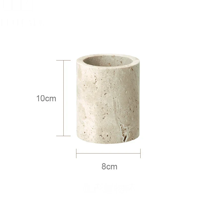 Travèra Beige Travertin Badezimmer-Set
