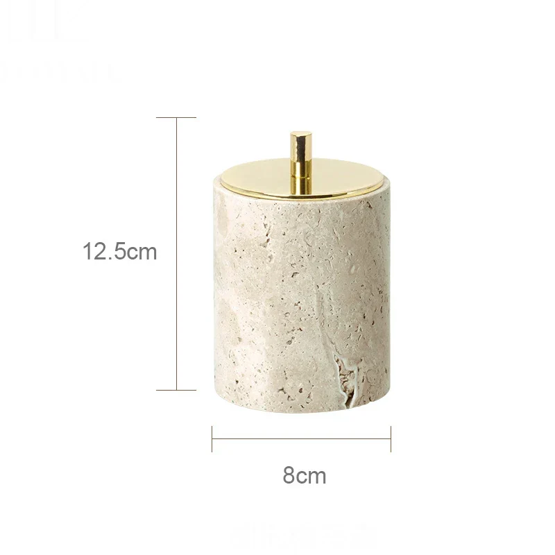 Travèra Beige Travertin Badezimmer-Set