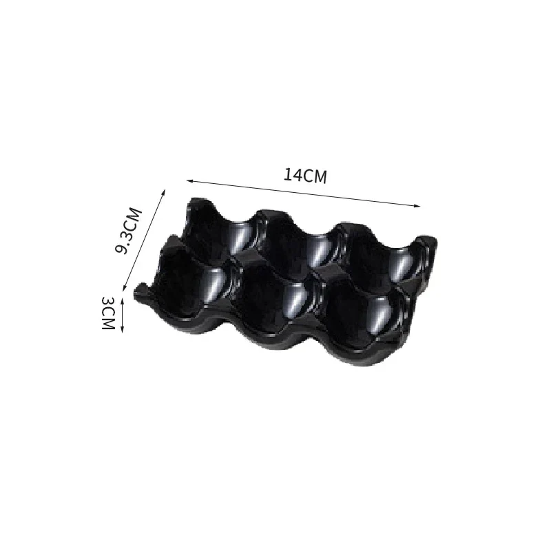OvoLux Keramik Eierhalter – 6- & 12-Fach Eierablage für Küche & Kühlschrank