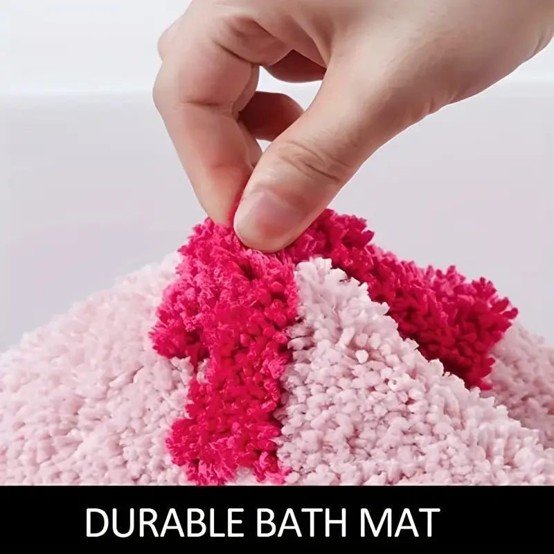 BlushNaked Getufteter Designteppich – Rosa "Get Naked" Bad- & Wohnteppich