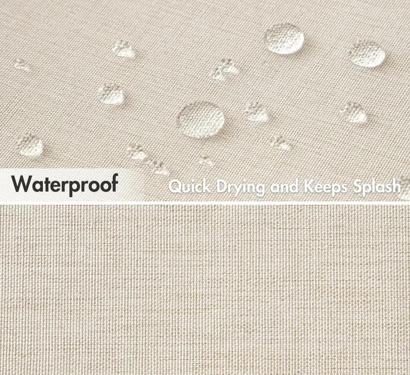 AquaScallop Luxus Duschvorhang – Wasserdicht mit Wellensaum