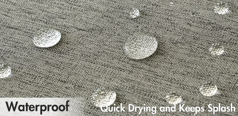 AquaScallop Luxus Duschvorhang – Wasserdicht mit Wellensaum