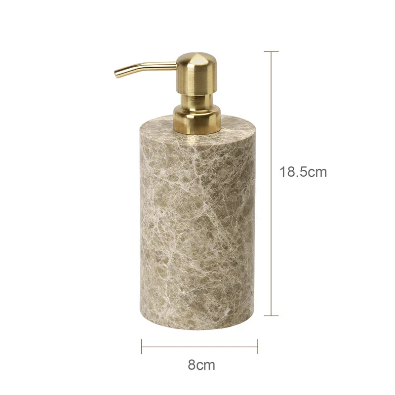 ImperialMarble Kaiserlicht – Luxus Badset aus echtem Naturmarmor (7-teilig)