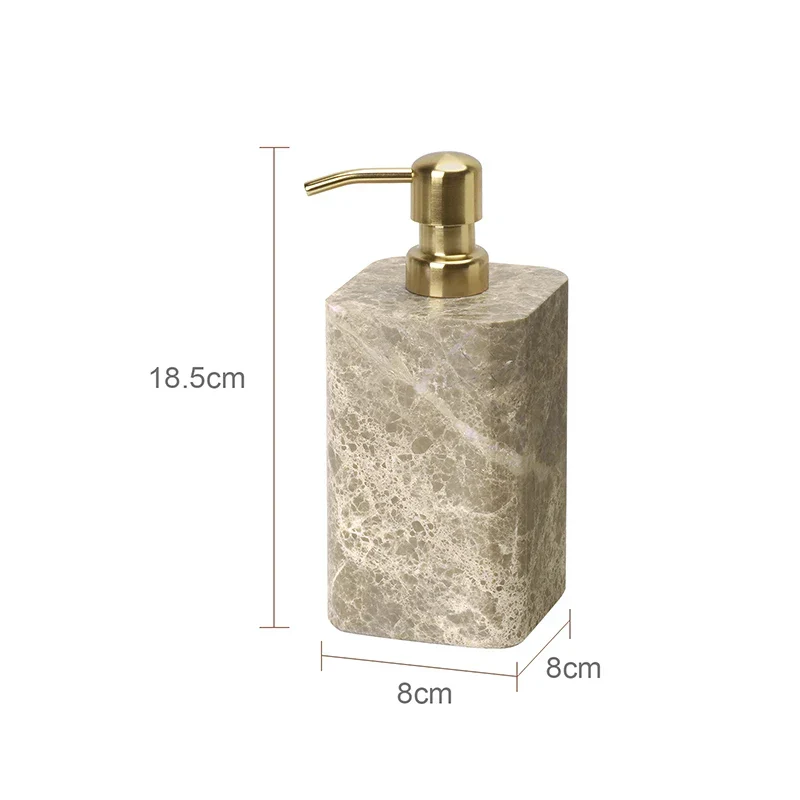 ImperialMarble Kaiserlicht – Luxus Badset aus echtem Naturmarmor (7-teilig)
