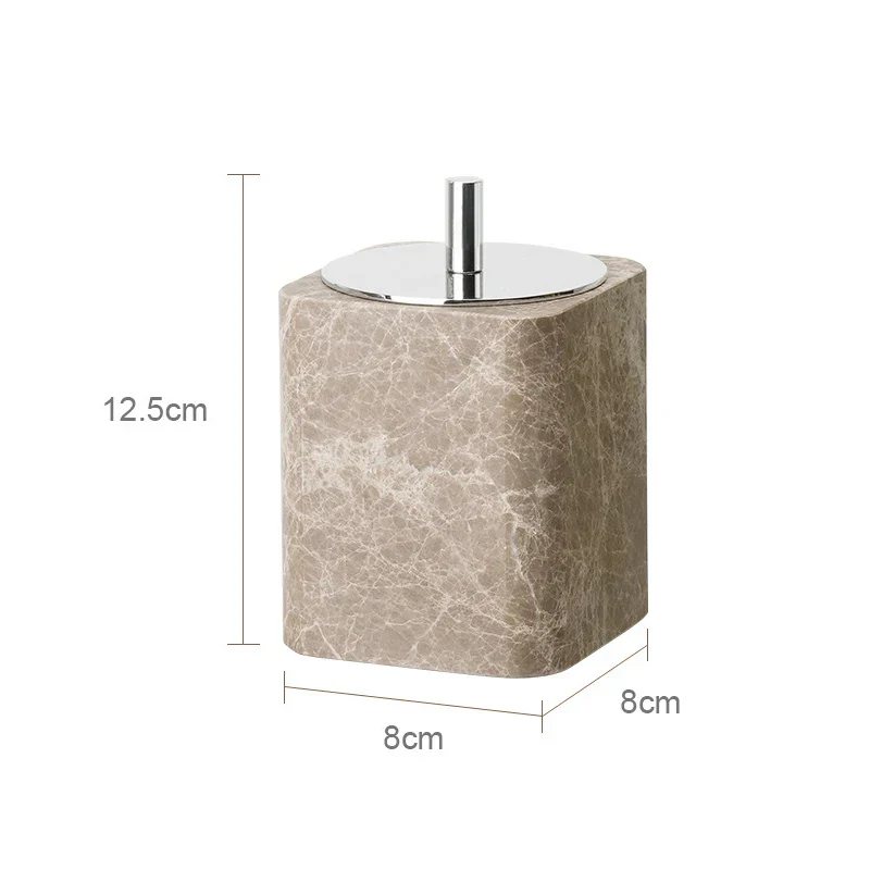 ImperialMarble Kaiserlicht – Luxus Badset aus echtem Naturmarmor (7-teilig)