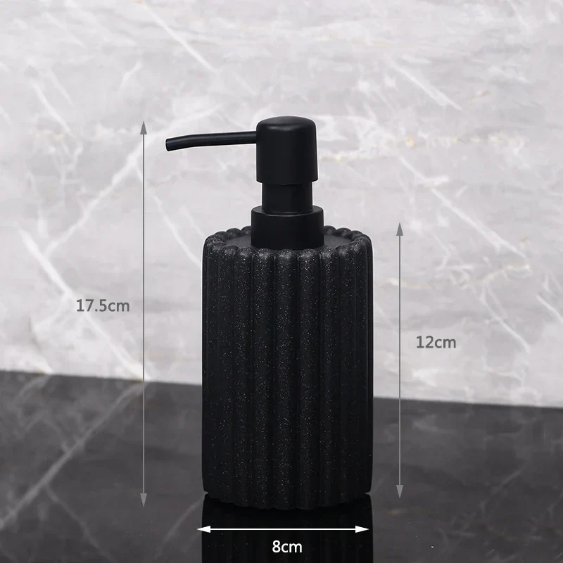 CeramiPure Studio Kreativer Keramik Seifenspender – Elegantes Badaccessoire für Zuhause & Hotel