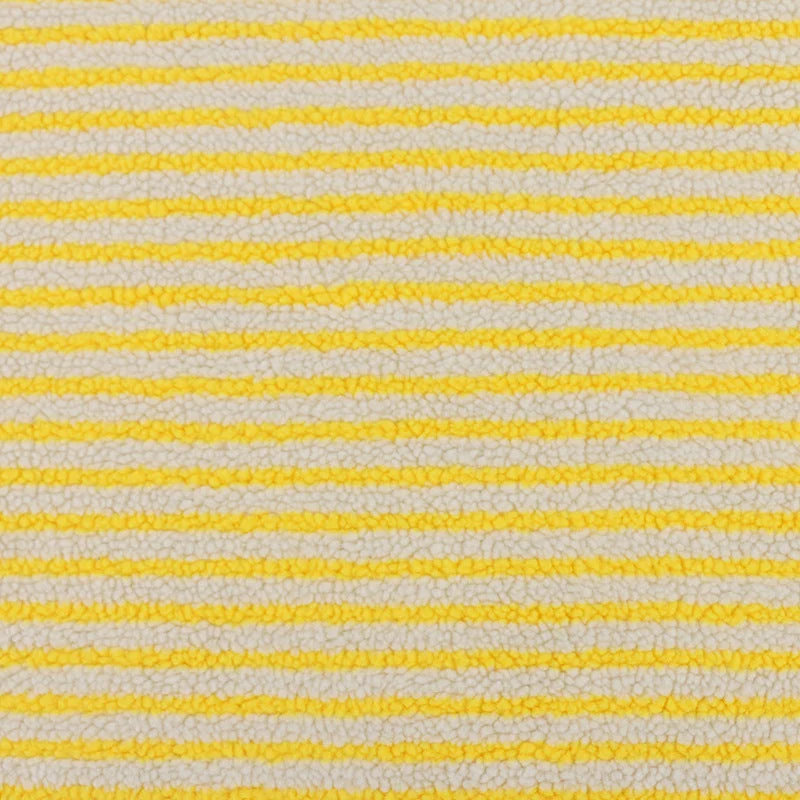 LambSoft Stripe Jacquard Lammfleece Stoff – Weiches Premium-Textil für Kinderkleidung & DIY