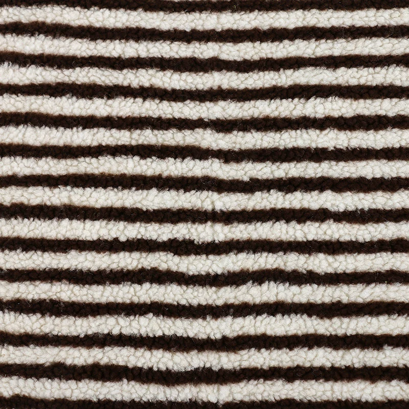 LambSoft Stripe Jacquard Lammfleece Stoff – Weiches Premium-Textil für Kinderkleidung & DIY