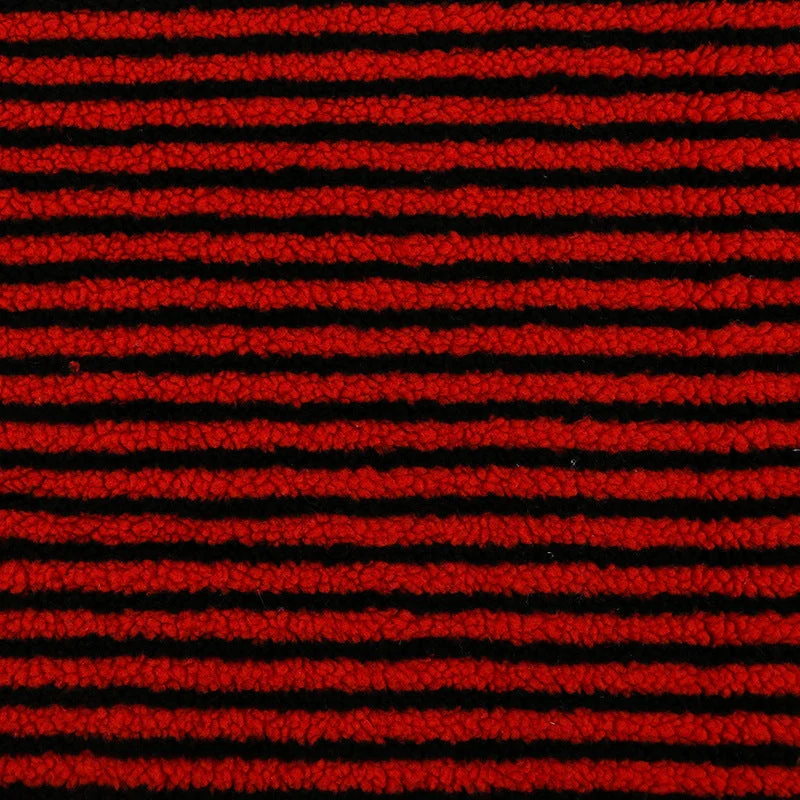 LambSoft Stripe Jacquard Lammfleece Stoff – Weiches Premium-Textil für Kinderkleidung & DIY