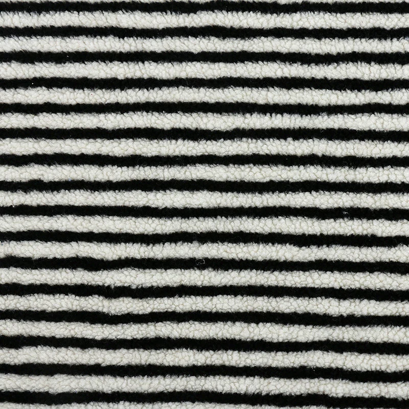 LambSoft Stripe Jacquard Lammfleece Stoff – Weiches Premium-Textil für Kinderkleidung & DIY