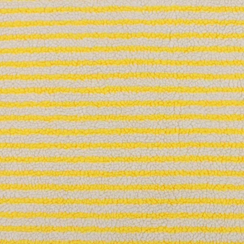 LambSoft Stripe Jacquard Lammfleece Stoff – Weiches Premium-Textil für Kinderkleidung & DIY