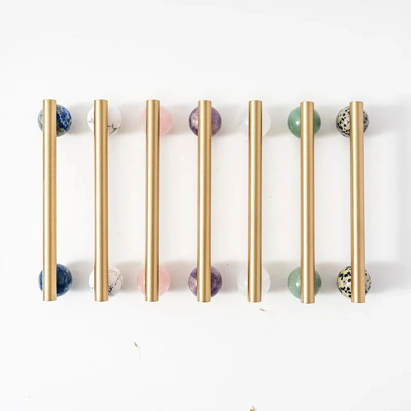 NordicLux Marmor & Messing Möbelgriffe – Edle Schubladen- und Schrankknöpfe im Nordic Design