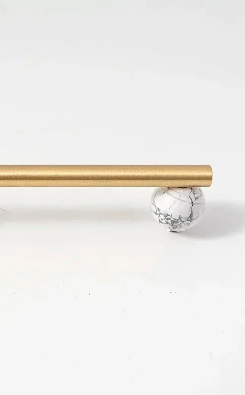 NordicLux Marmor & Messing Möbelgriffe – Edle Schubladen- und Schrankknöpfe im Nordic Design