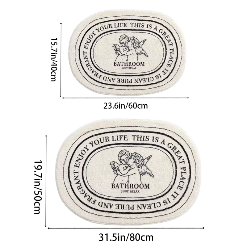 AngelSoft Comfort Rutschfeste Boden- & Badematte