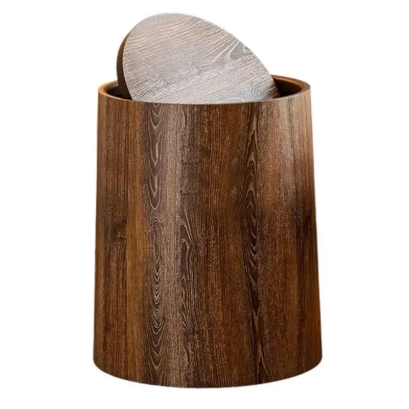 WoodStyle Swing Mülleimer mit Schwenkdeckel
