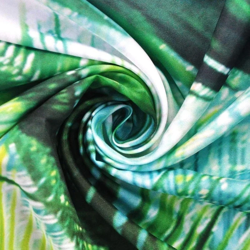 Duschvorhang mit tropischem Dschungel Motiv